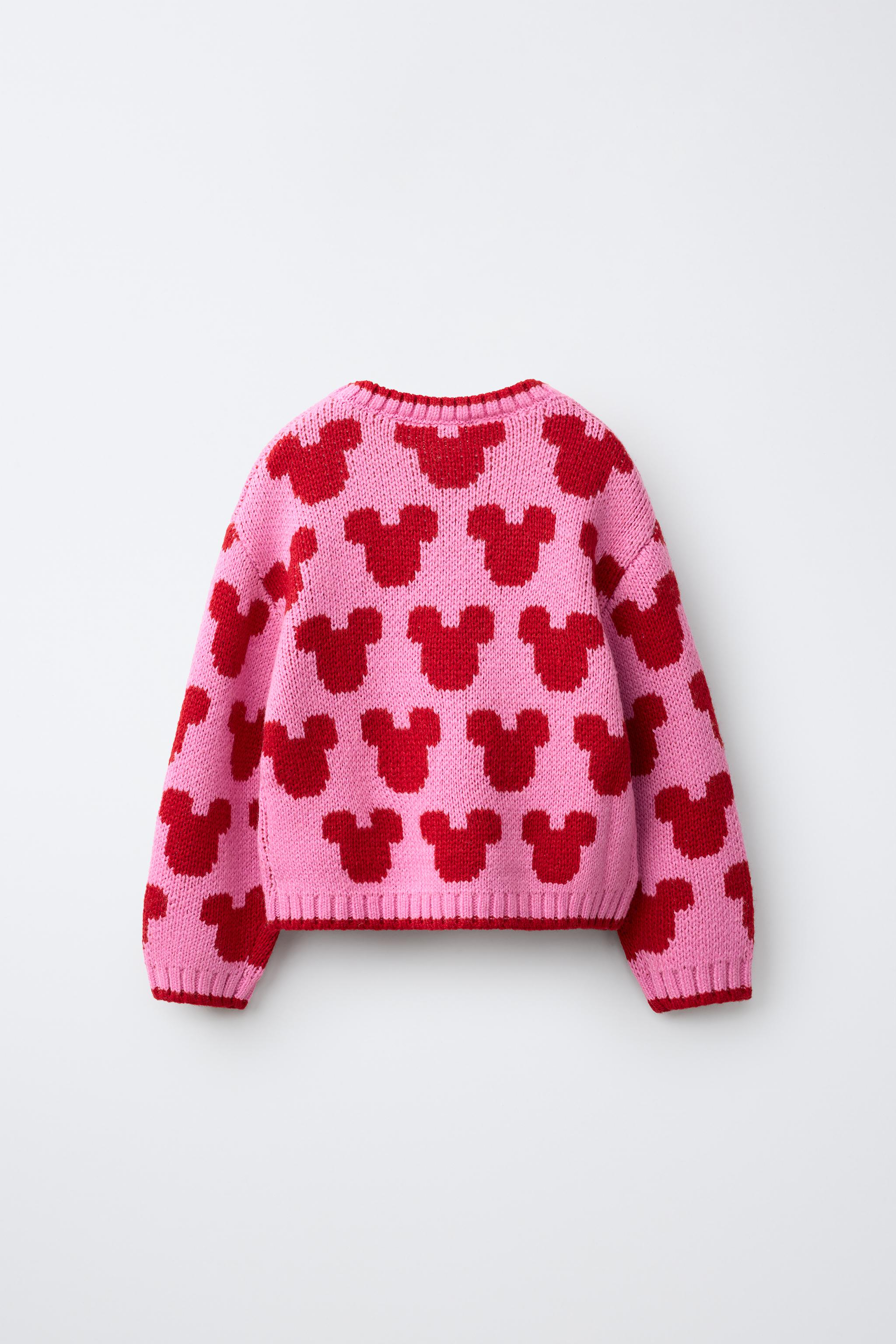 PULL EN MAILLE AVEC LAINE MICKEY MOUSE © DISNEY