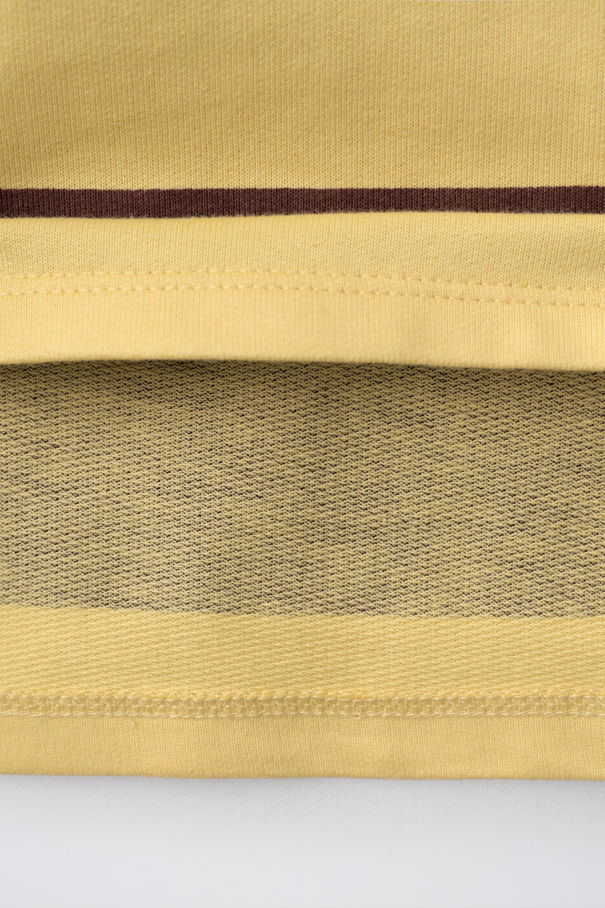 POLO SWEAT RAYURES PATCH OURS
