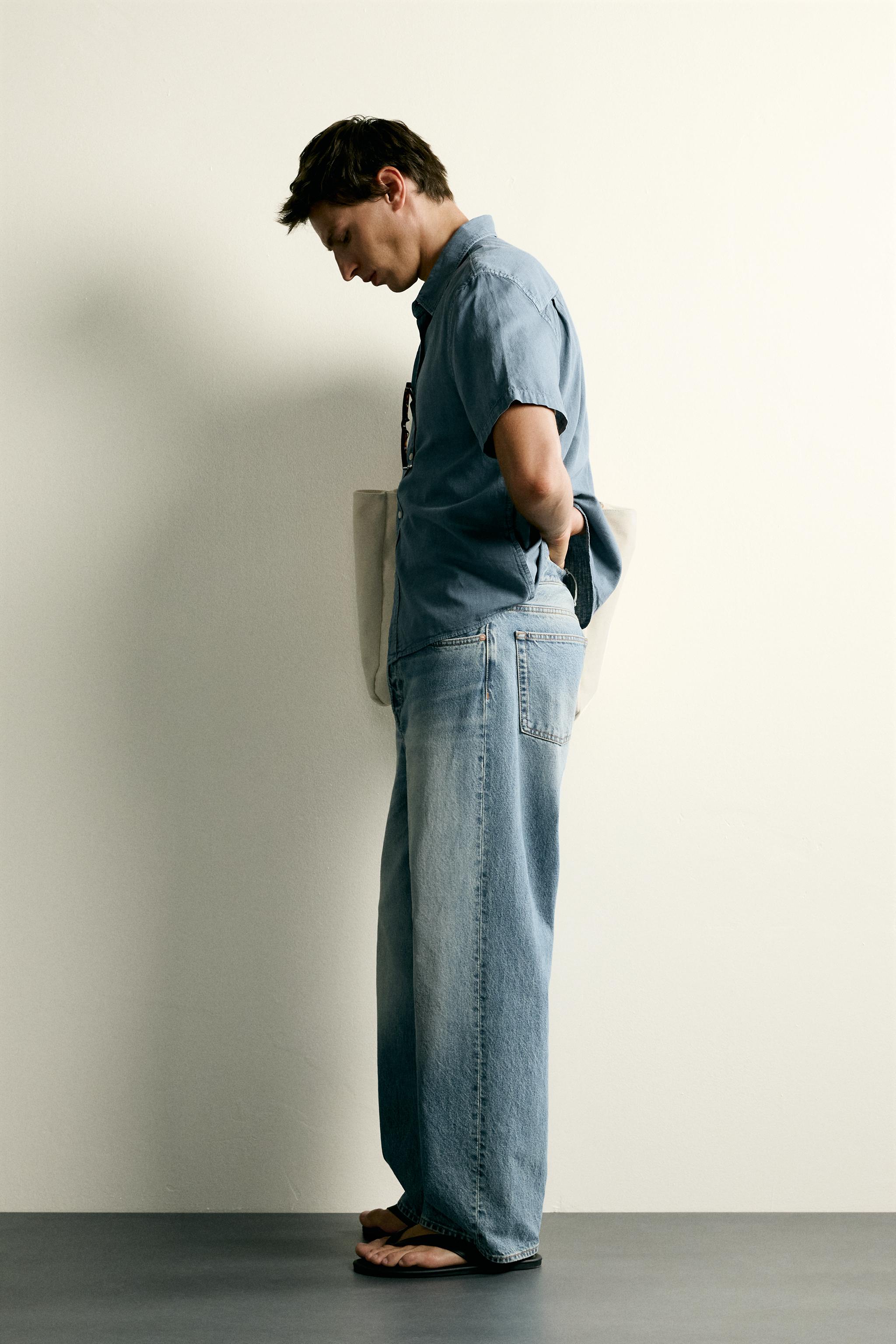 COTTON LINEN BLEND REGULAR FIT SHIRT