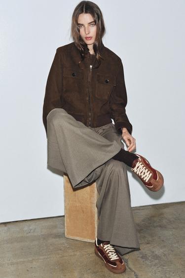 TÊNIS ESPORTIVO - Vermelho-burgundy da Zara