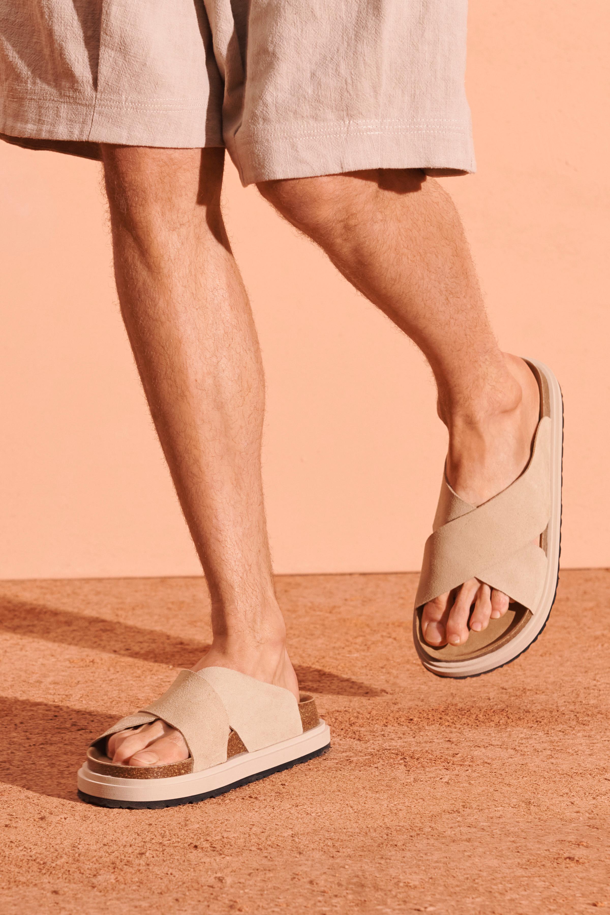 国内発送/関税込 ZARA LTHR SNDLS 15 LTHR SNDLS 15 - Beige | ZARA United States
