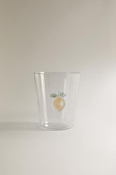 VERRE BOROSILICATE FRUIT - Jaune de Zara