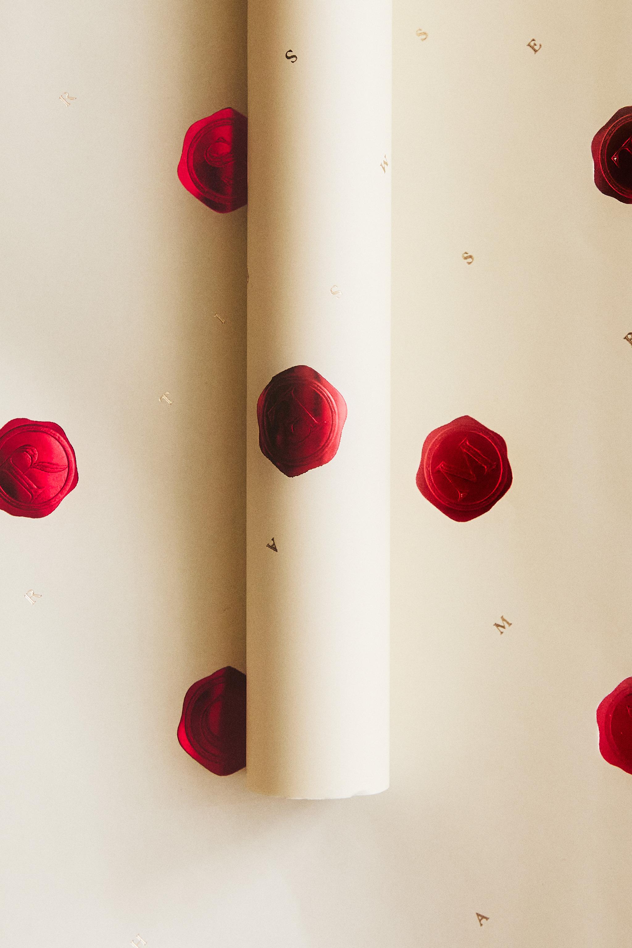 PAPIER CADEAU POIS NOËL