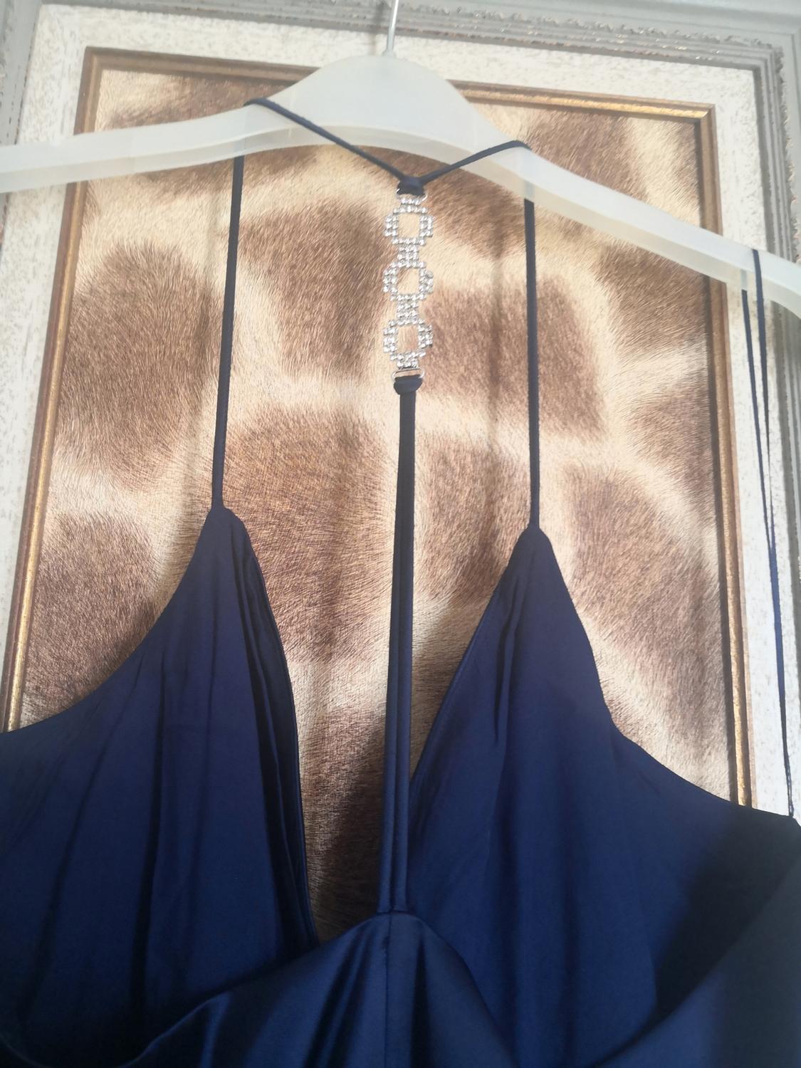CAMISOLE DRESS WITH RHINESTONE STRAPS - Image 3