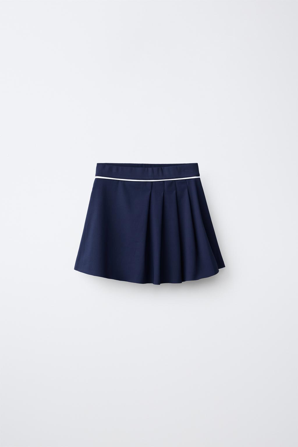 Zara Sporty büzməli yubka