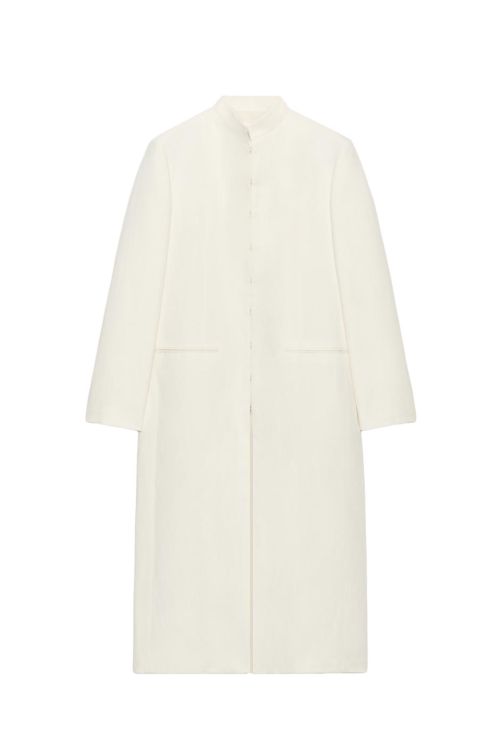 LINEN BLEND FROCK COAT ZW COLLECTION - image 3