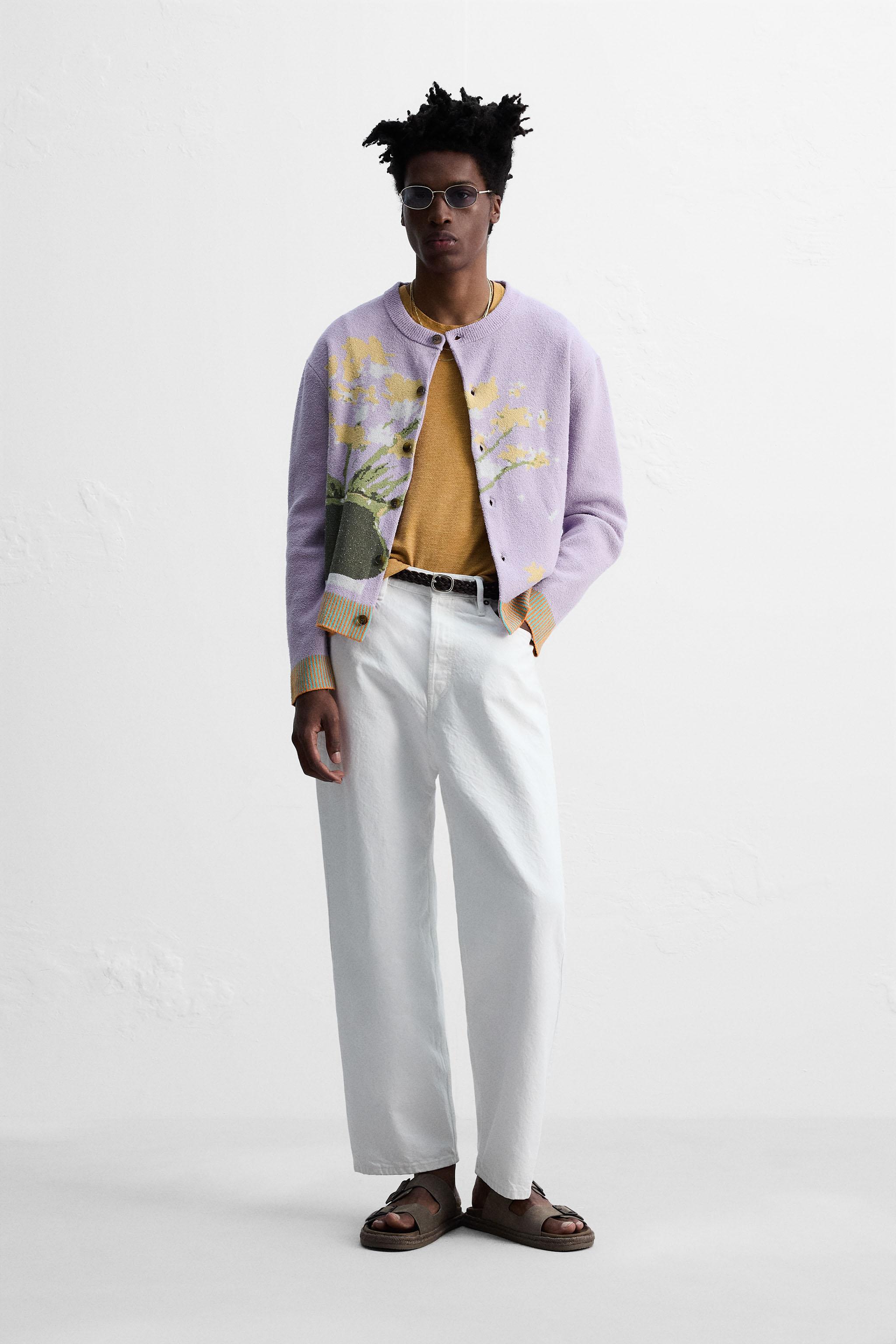 FLORAL JACQUARD CARDIGAN © OTIS KWAME KYE QUAICOE