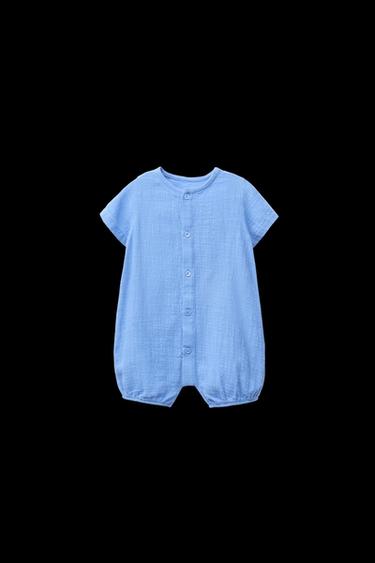 TEXTURED ROMPER - Bluish by Zara - Image 0