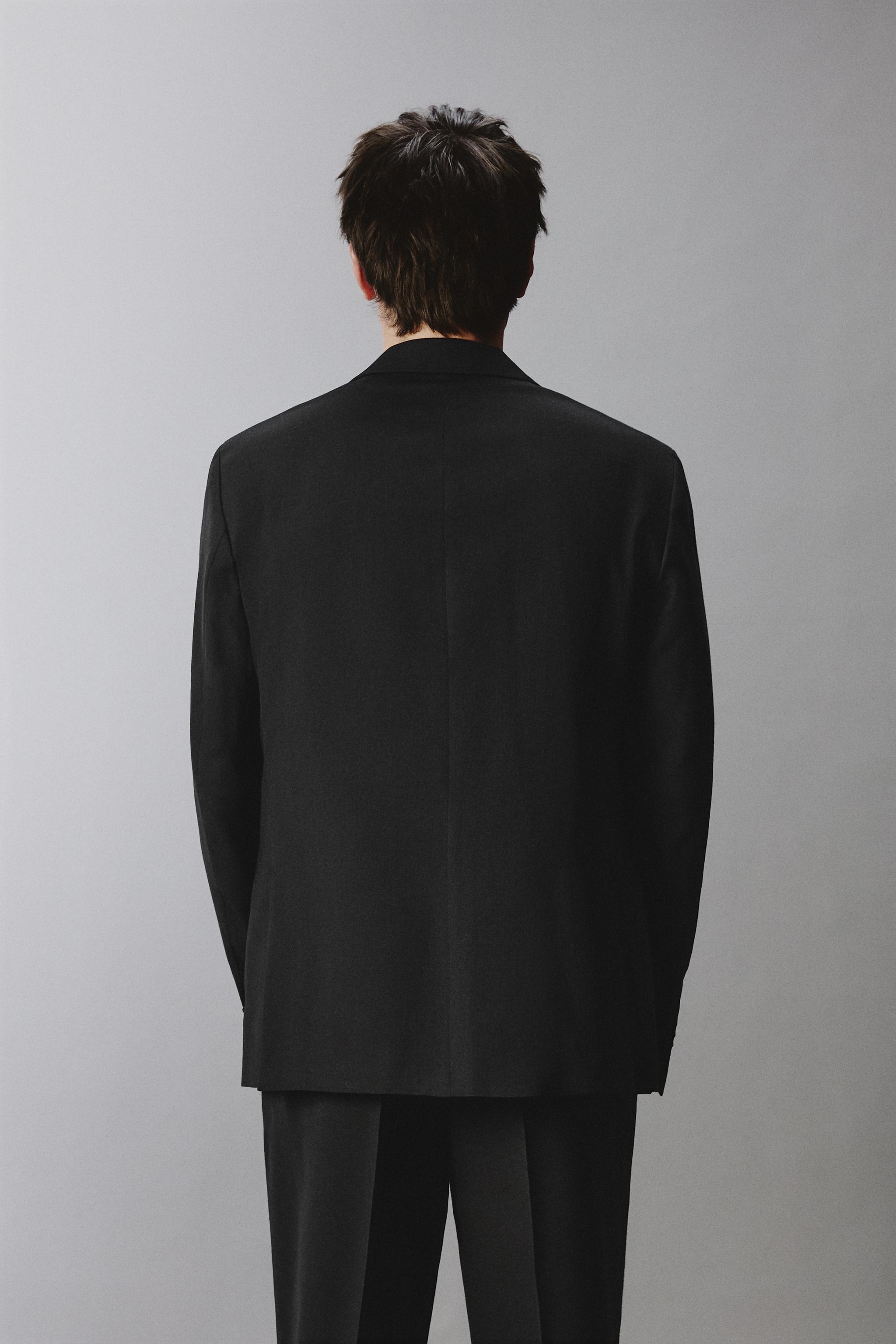 WOOL BLEND SUIT BLAZER
