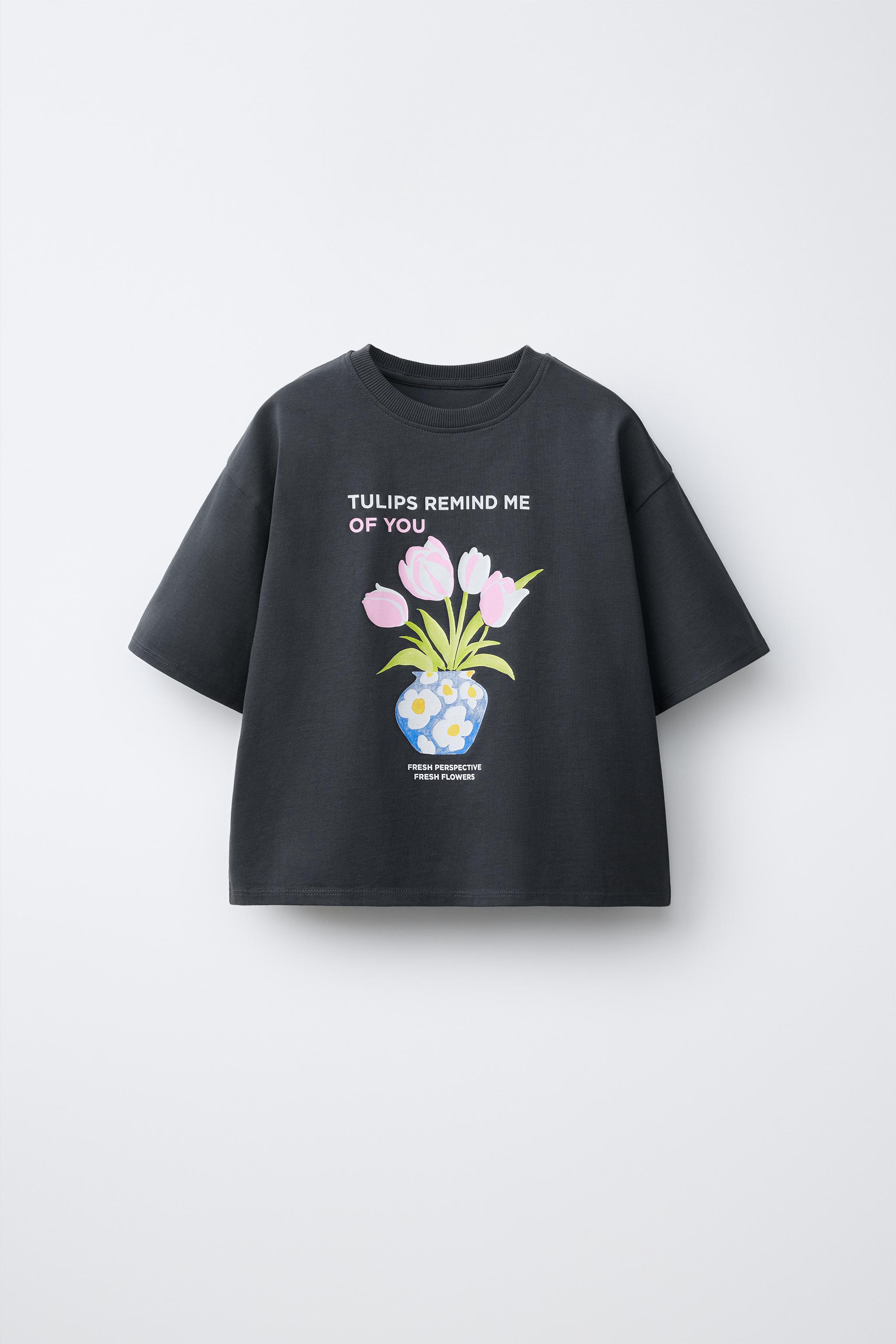 FLORAL PRINT T-SHIRT