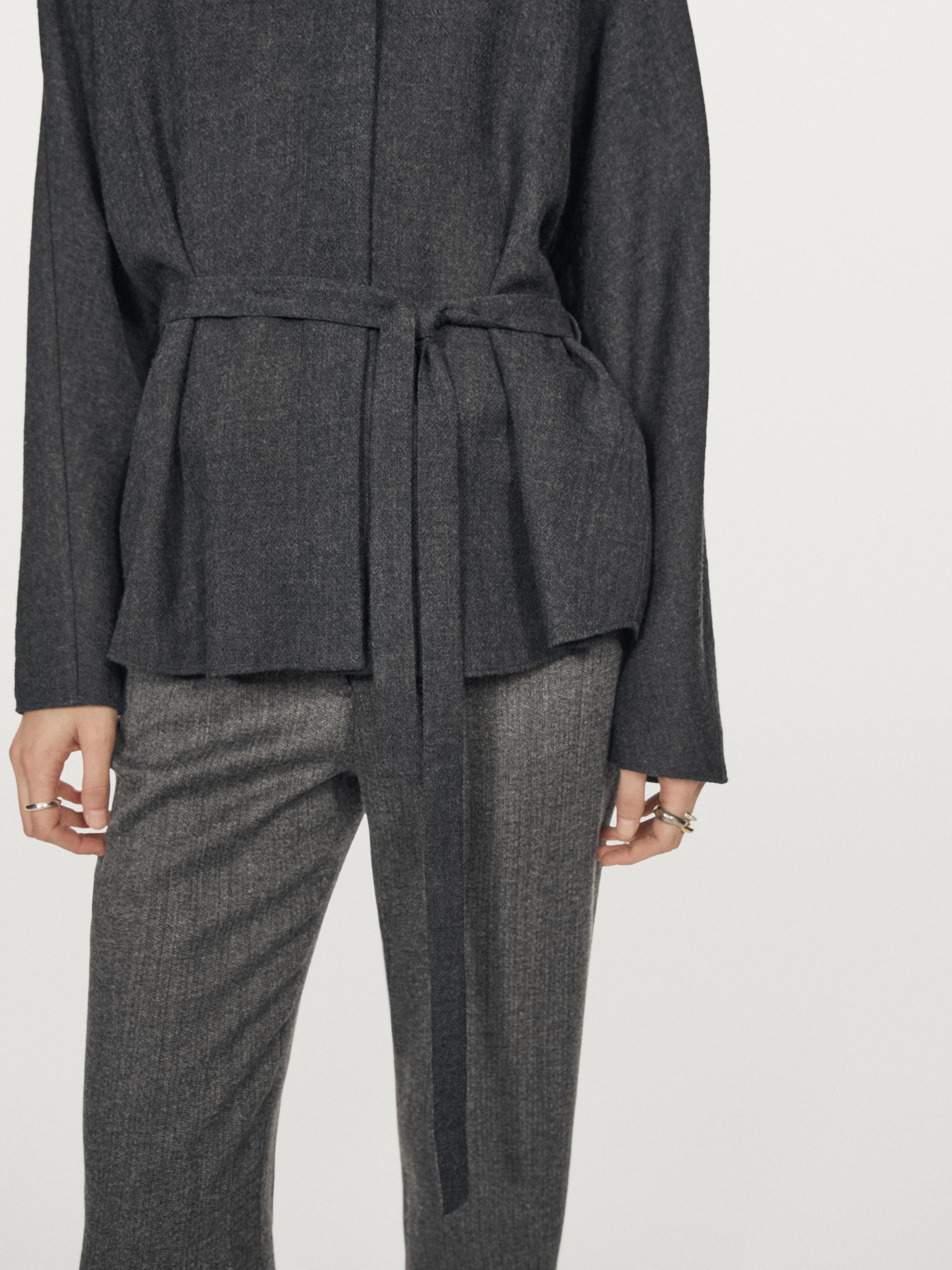 Chemisier laine avec nœud