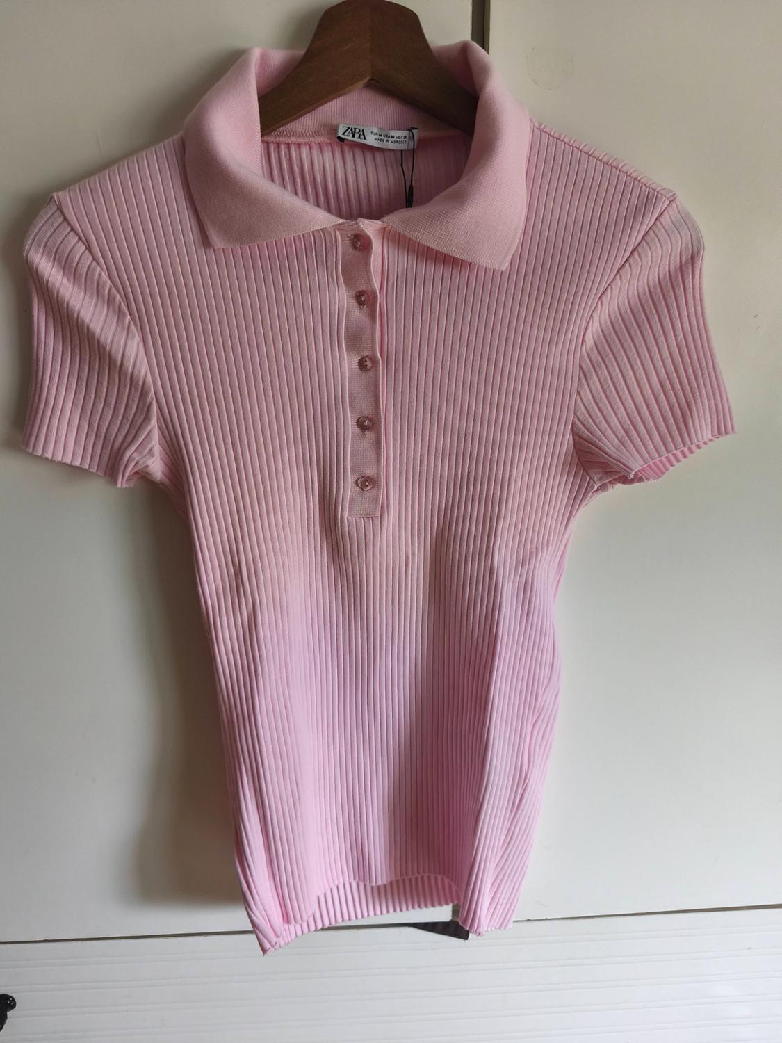RIBBED POLO T-SHIRT