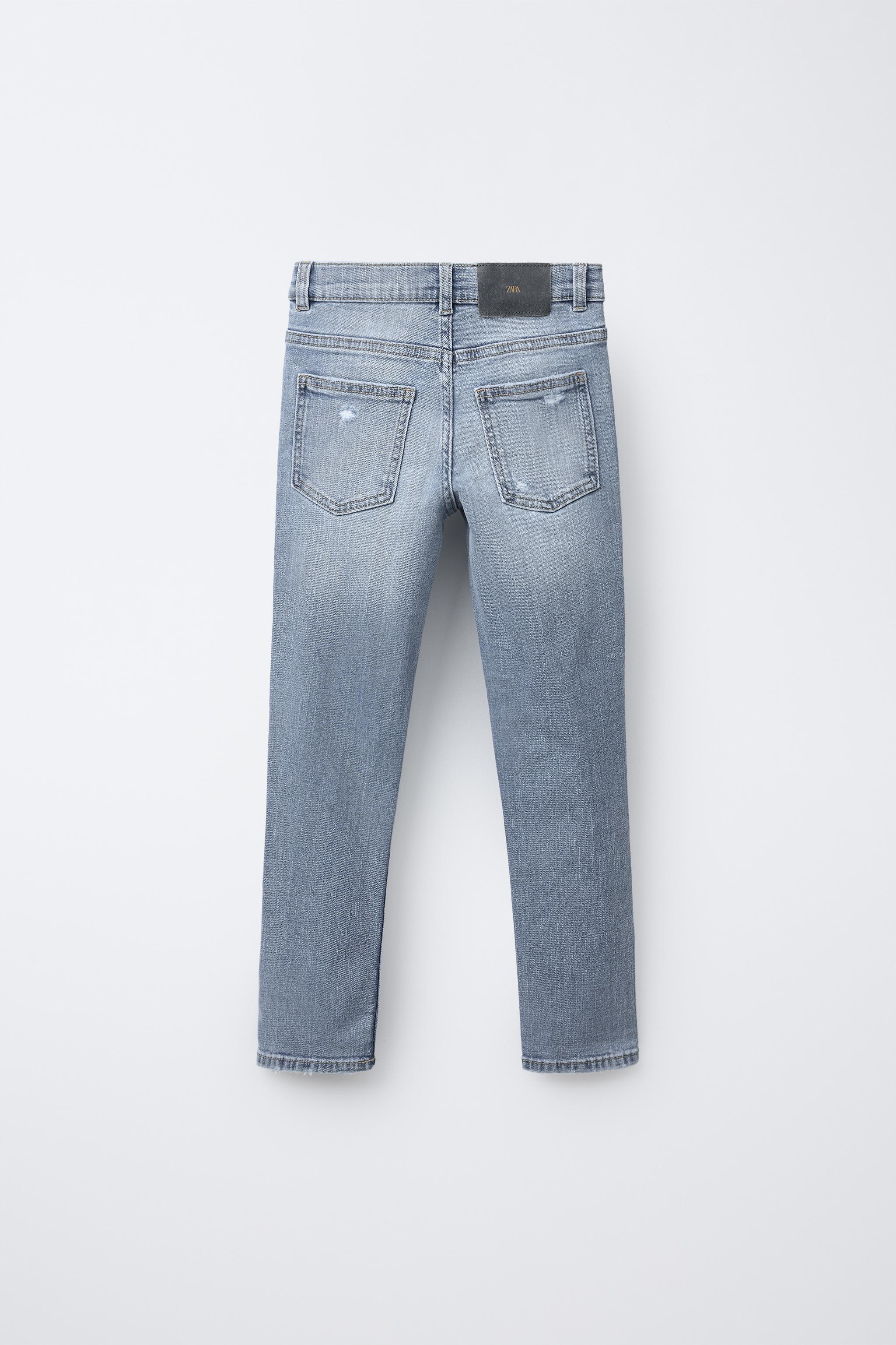 Baggy Jeans The Slim Boyfriend Jeans Zara RIPPED SKINNY FIT JEANS