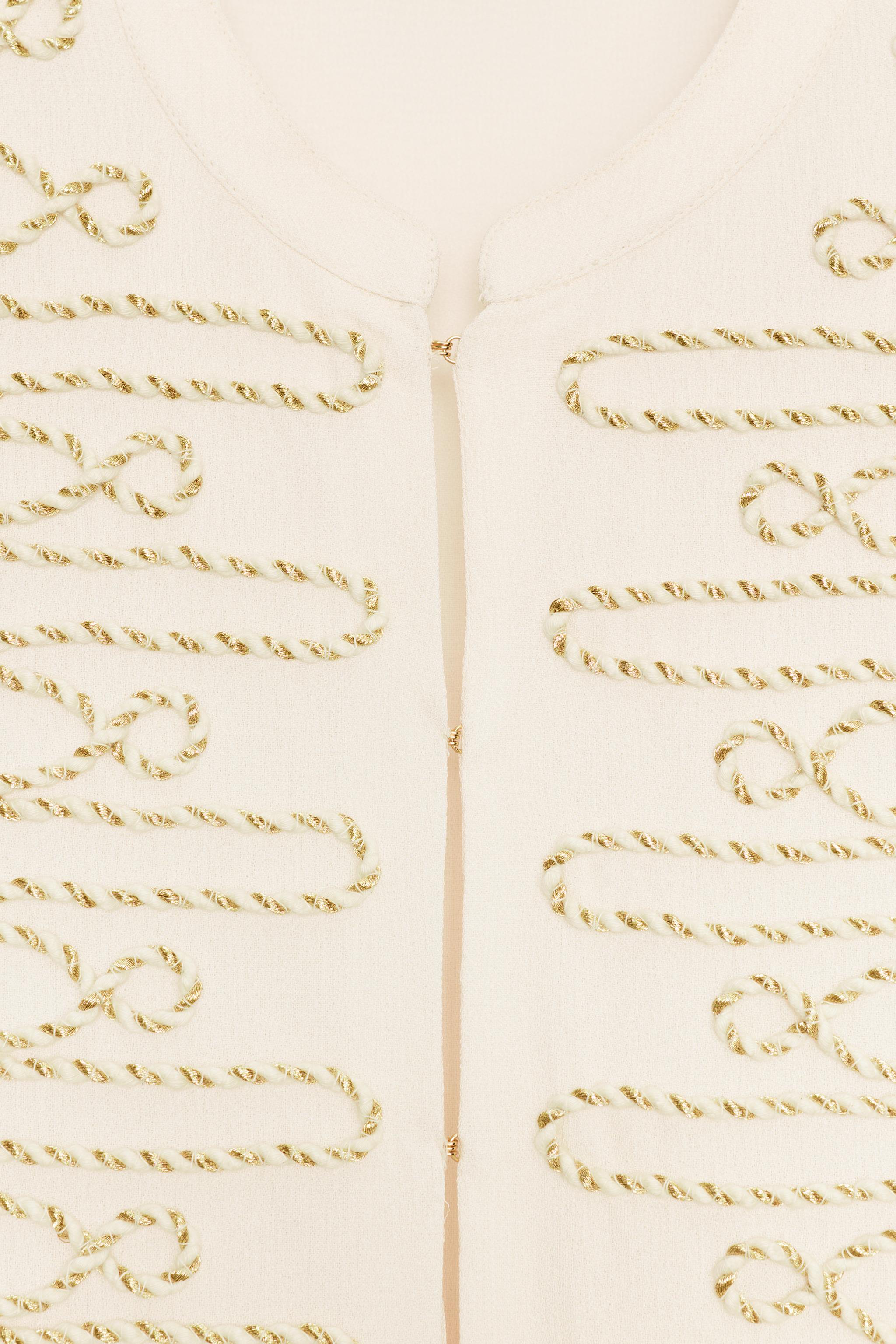 ZW COLLECTION ROMANTIC FROG FASTENING SHIRT