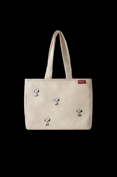 Zara SNOOPY PEANUTS™ TOTE BAG - Off White - Image 0