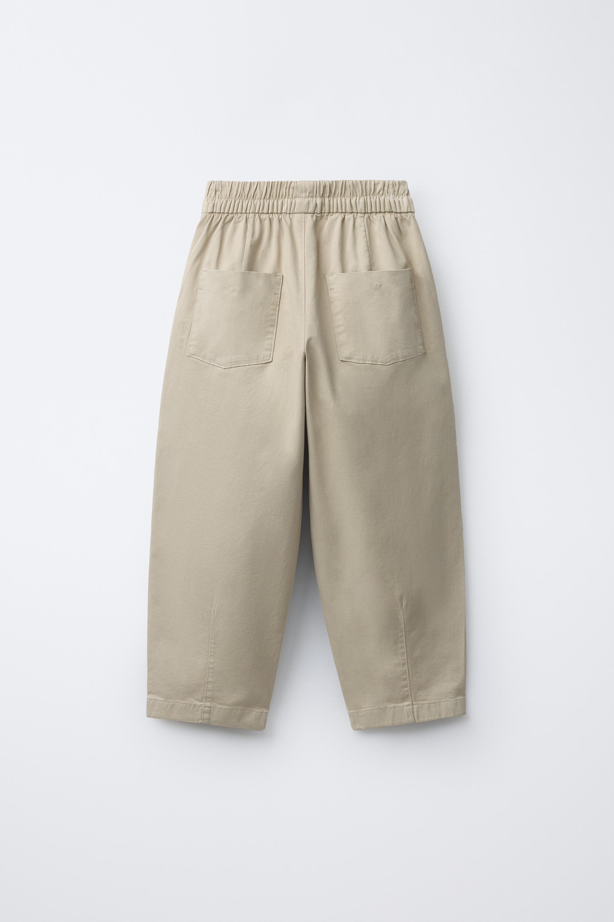 PANTALON BALLON À PLIS