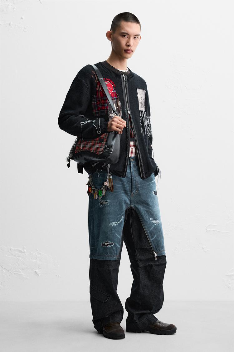 Andersson Bell x Zara レザーショルダーバッグ - マルチカラー | ZARA  