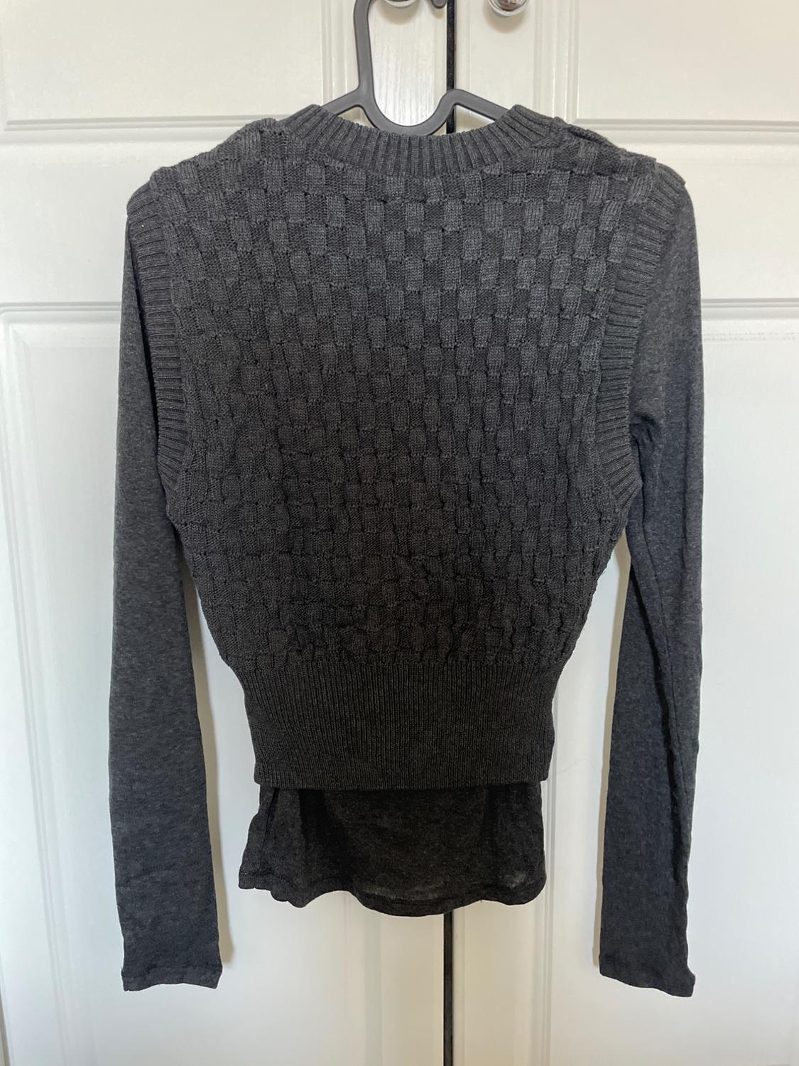 JUMPER WITH WAISTCOAT DETAIL - Image 2