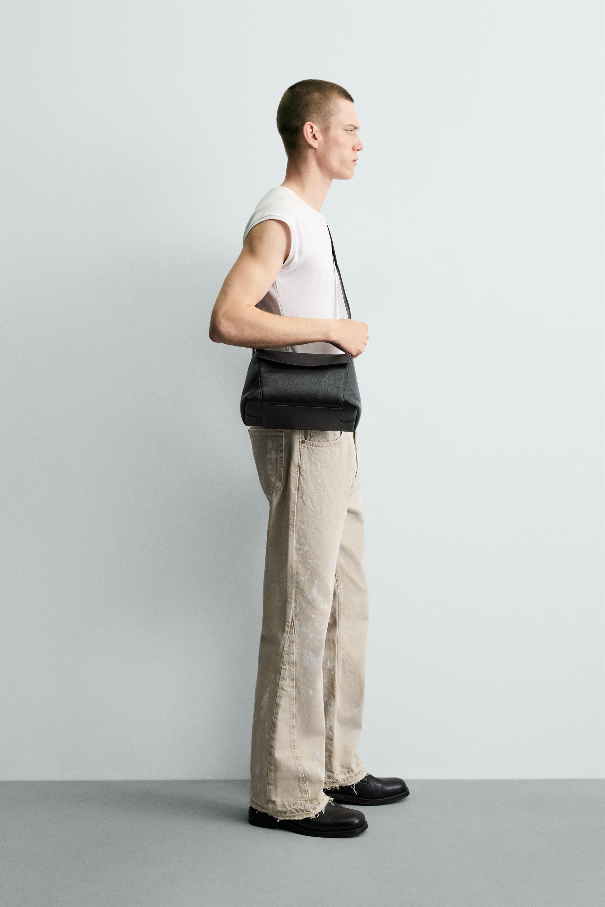 SPLASH EFFECT FLARE FIT JEANS