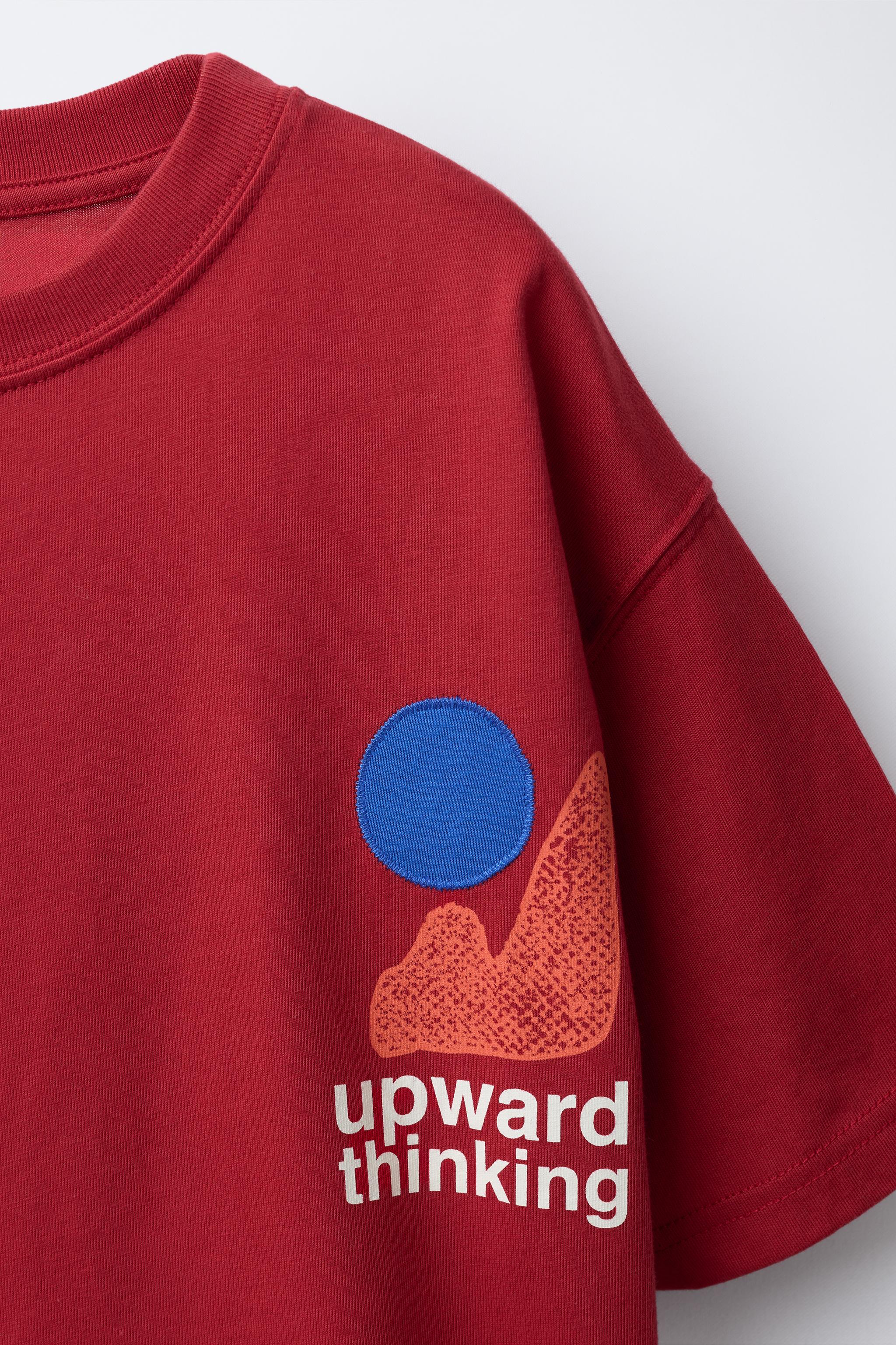 PRINTED T-SHIRT - Red | ZARA United States