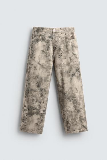 QUẦN ỐNG SUÔNG IN HỌA TIẾT TRỪU TƯỢNG - 028 từ Zara