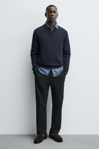 LIMITED EDITION SPLIT SUEDE LOAFERS - Brown by Zara - Image 1