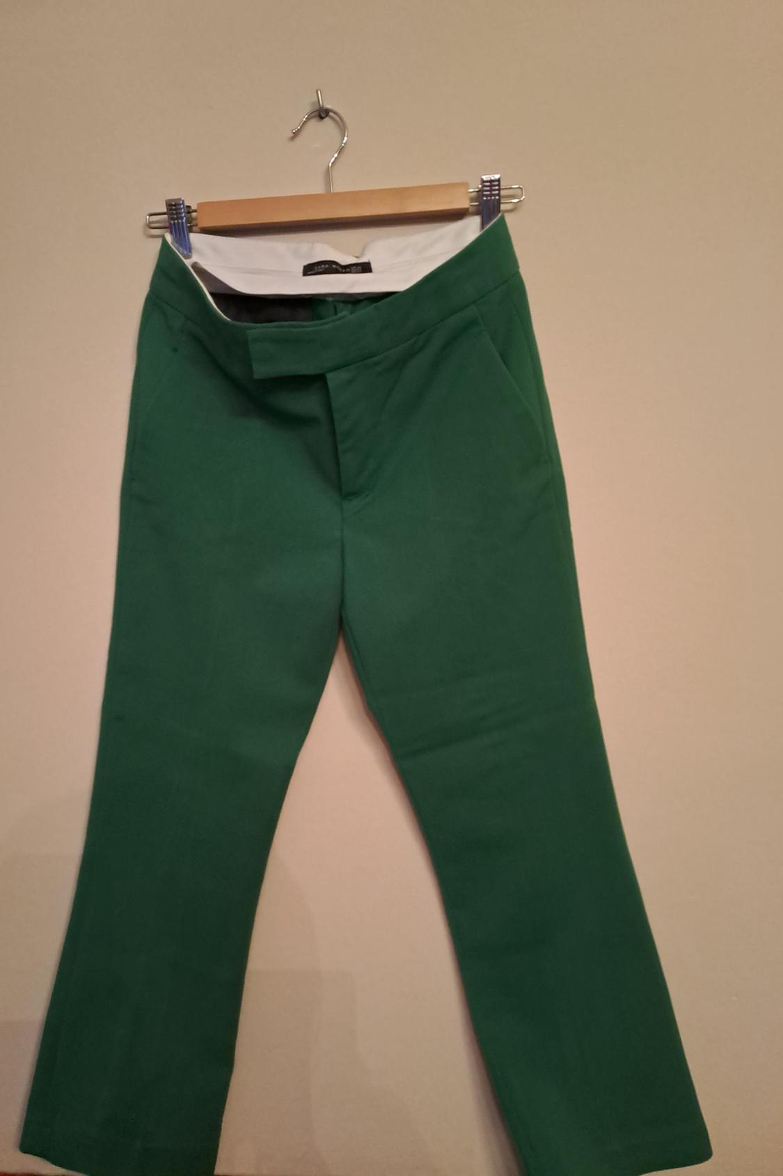 CROPPED FLARED TROUSERS