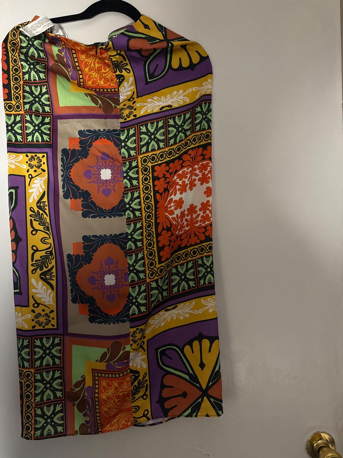 PRINTED KNOTTED SKIRT - Image 2