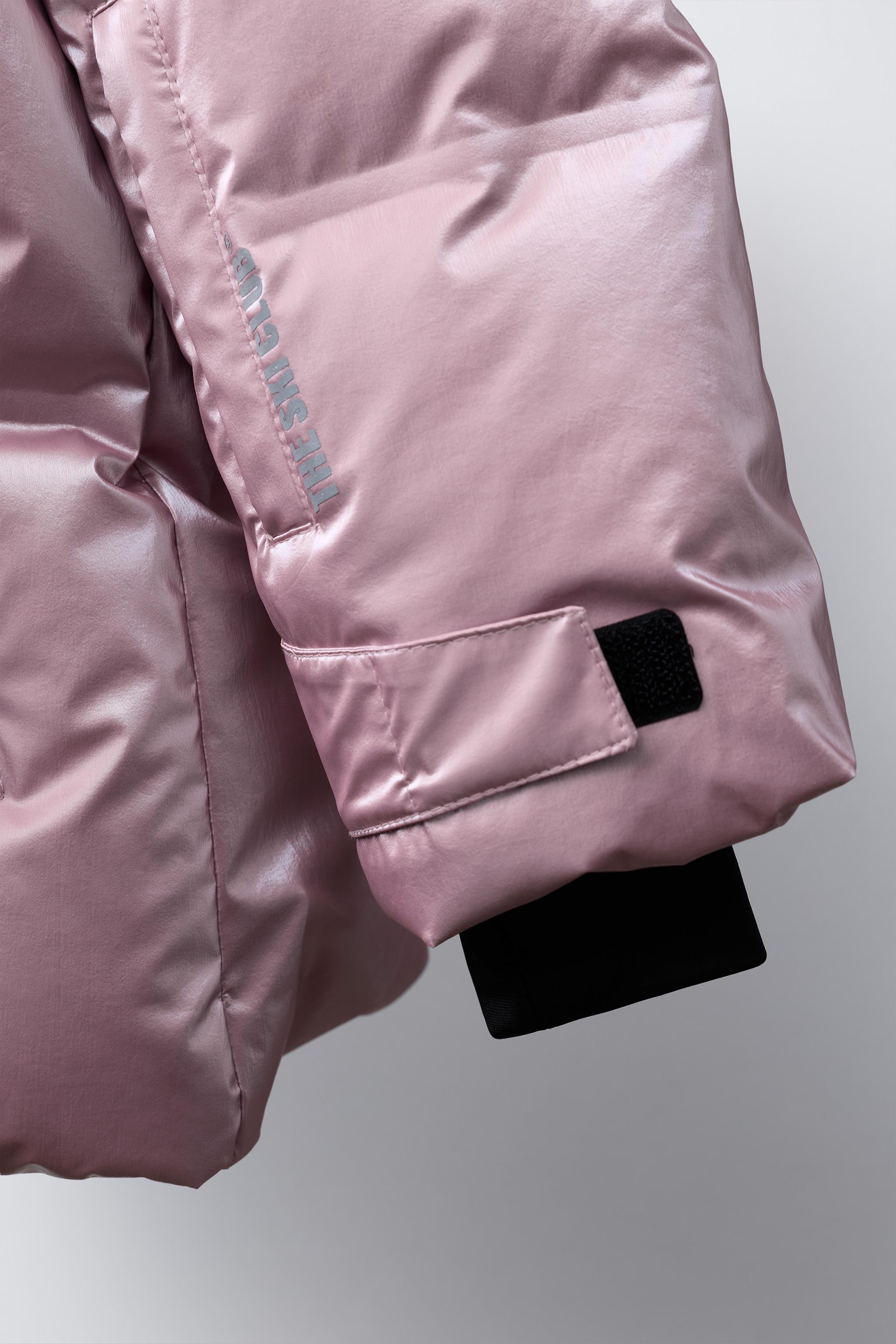 METALLIC WATER-RESISTANT AND WINDPROOF DOWN JACKET RECCO® SYSTEM SKI COLLECTION