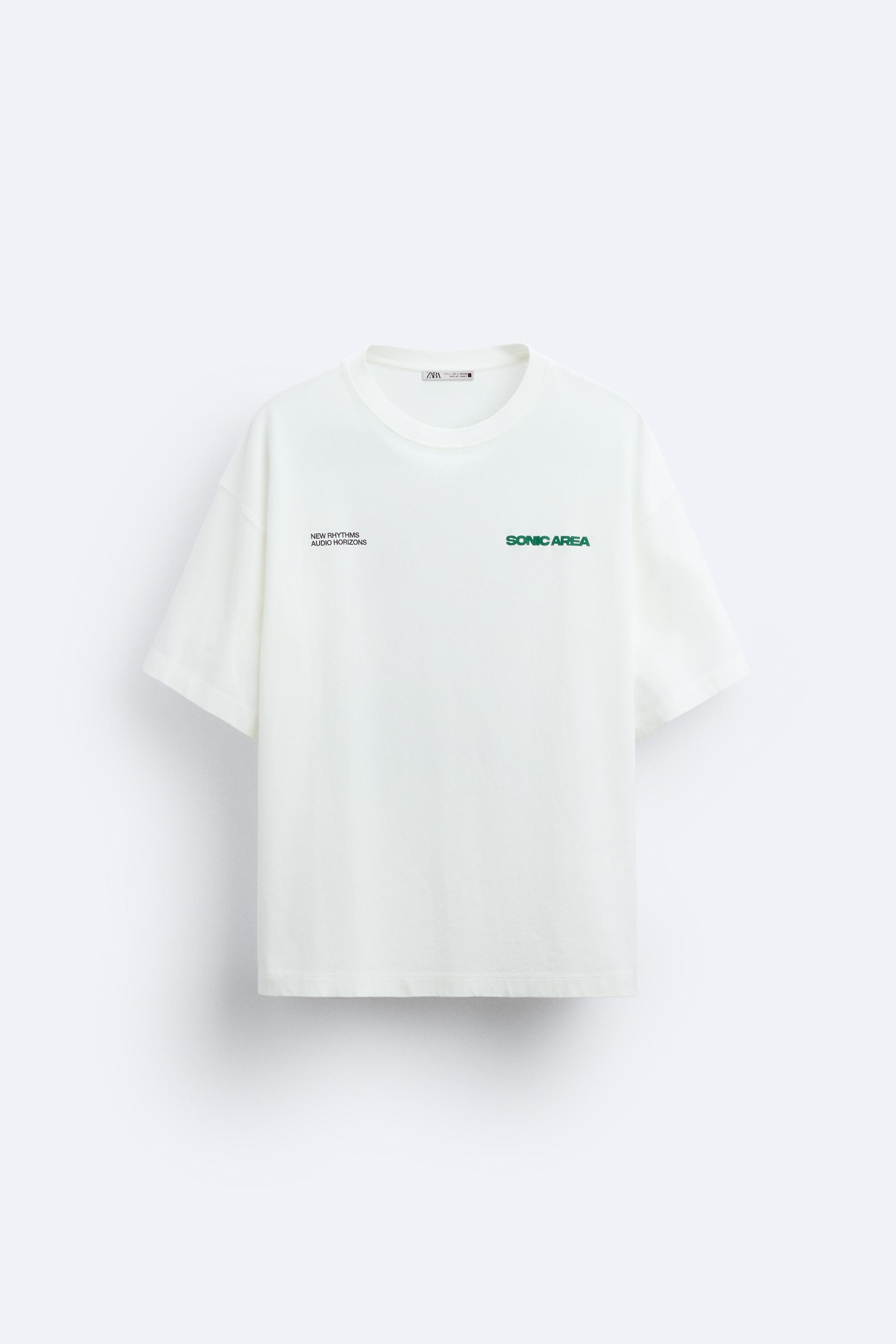 テキストプリント Ｔシャツ - ホワイト | ZARA Japan / 日本