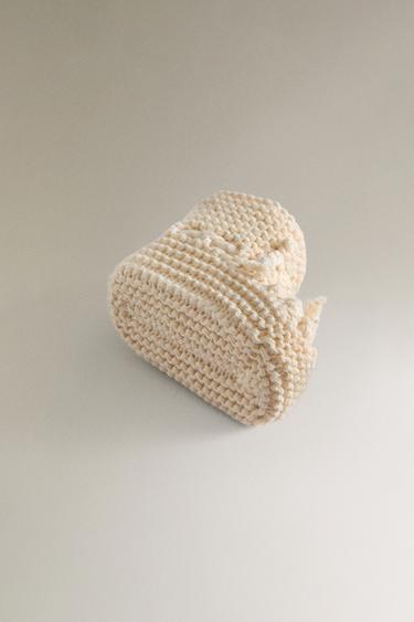 CHUNKY KNIT BOOTS - Light beige de Zara - Image 4