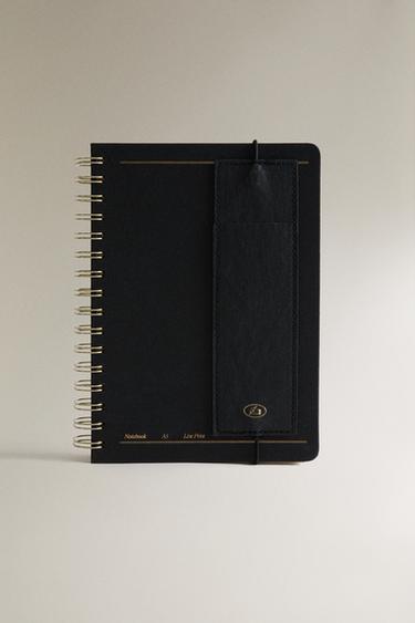 A5 NOTEBOOK CASE - Black by Zara - Image 0