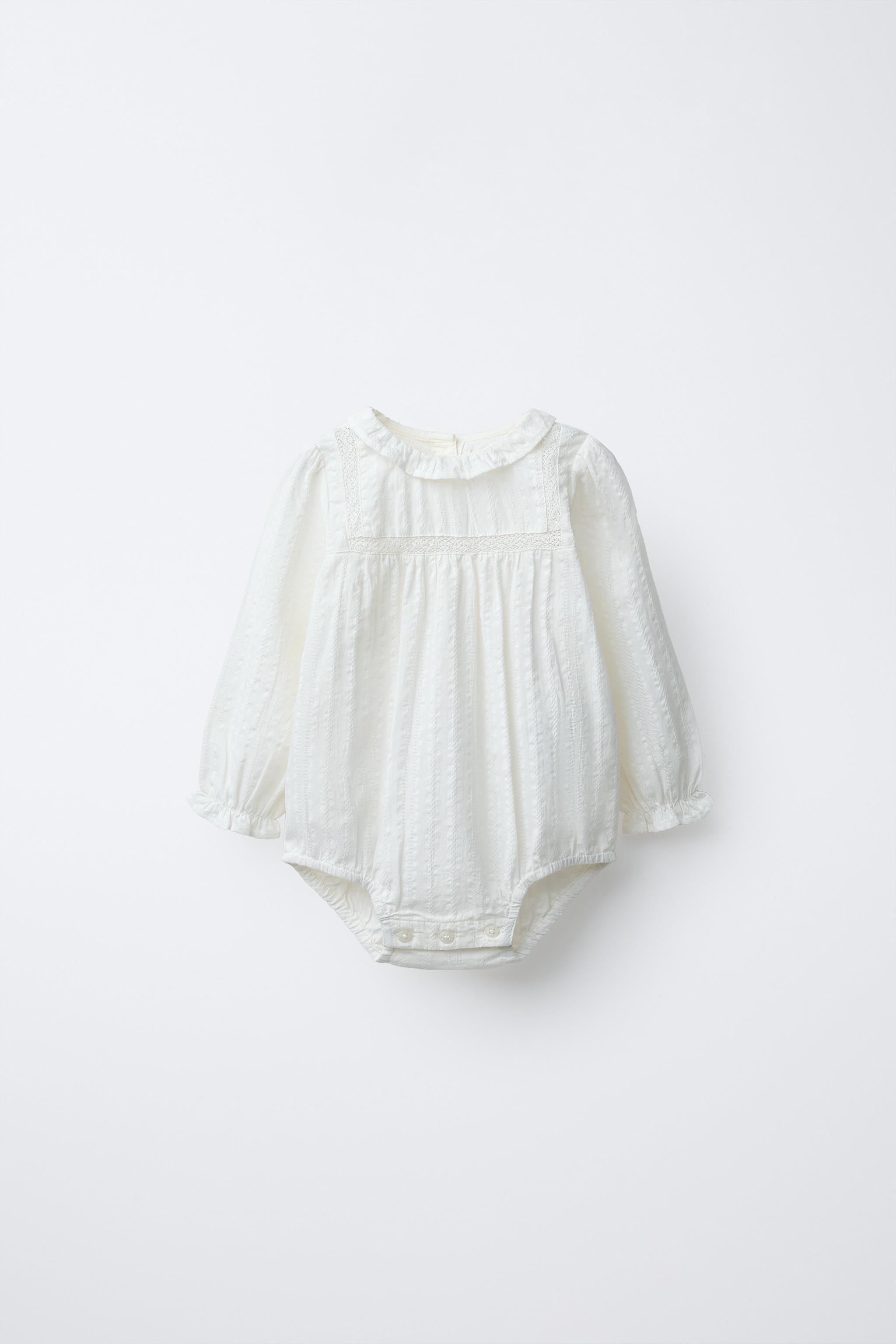 EMBROIDERED LADDER STITCH BODYSUIT