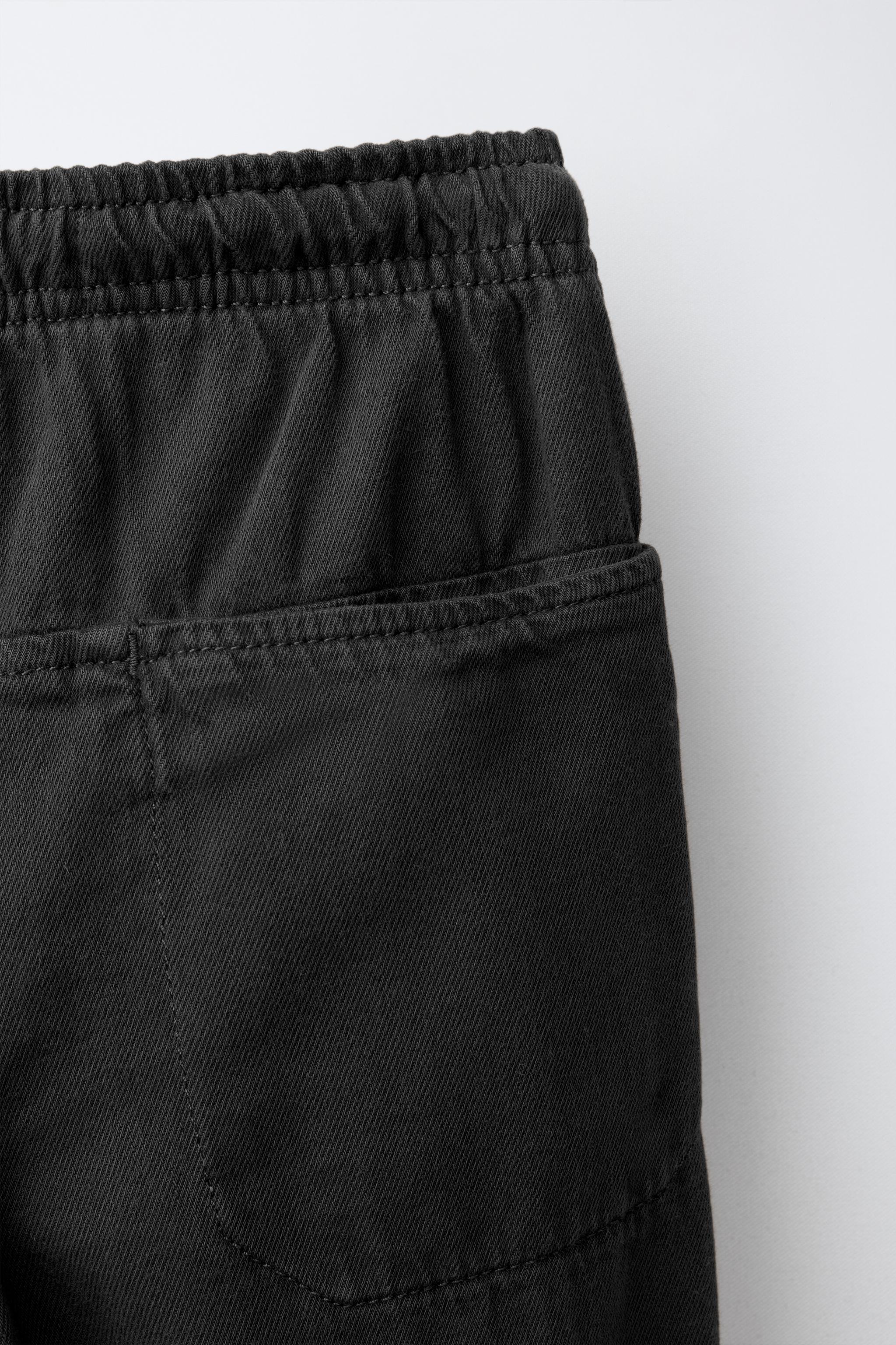 Детские брюки Zara TWILL JOGGER PANTS — фото 4