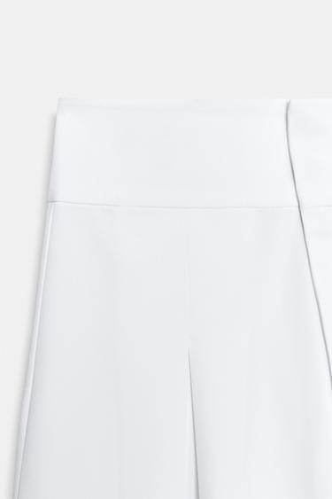 PANTALON BALLON À PLIS - Blanc de Zara - Image 8