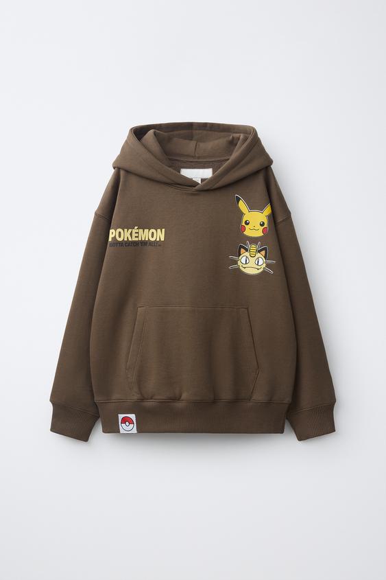 SUDADERA PIKACHU POKÉMON ™ - Marrón de Zara - Imagen 0