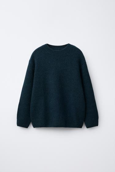 JERSEY 100% CASHMERE - Azul de Zara - Imagen 0