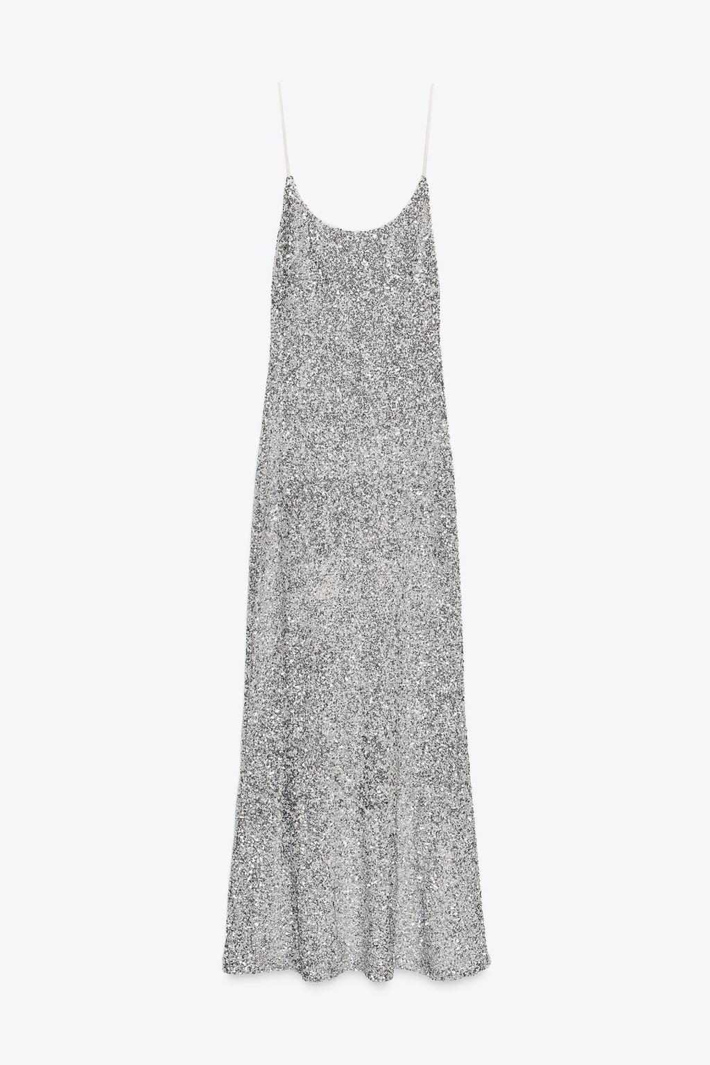 SEQUIN SLIP DRESS