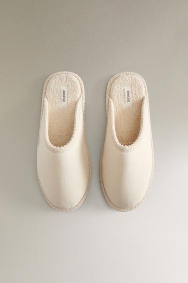 MULES COTON - Marron sable de Zara - Image 2