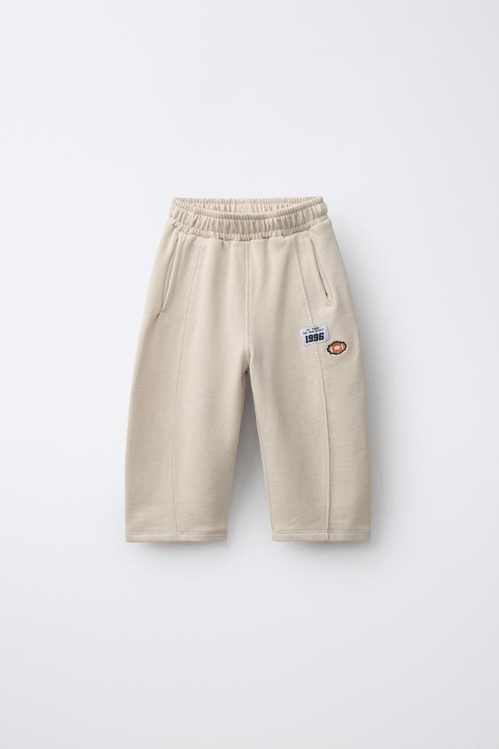 BARREL-HOSE VARSITY - Hellbeige von Zara - Bild 0