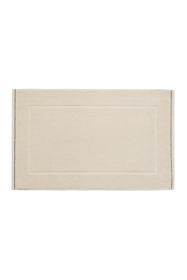 Zara RIBBED TEXTURE BATH MAT - 沙色