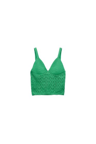 OPENWORK KNIT TOP