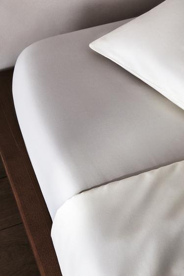 DRAP-HOUSSE SATIN | 40 CM DE HAUT (300 FILS) - Gris perle de Zara - Image 5