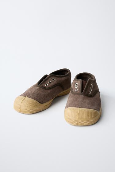 TENNIS EN CUIR BENSIMON ® X ZARA - Marron de Zara - Image 2