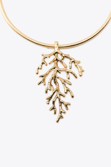 COLLIER CHOKER CORAIL - Doré de Zara - Image 2