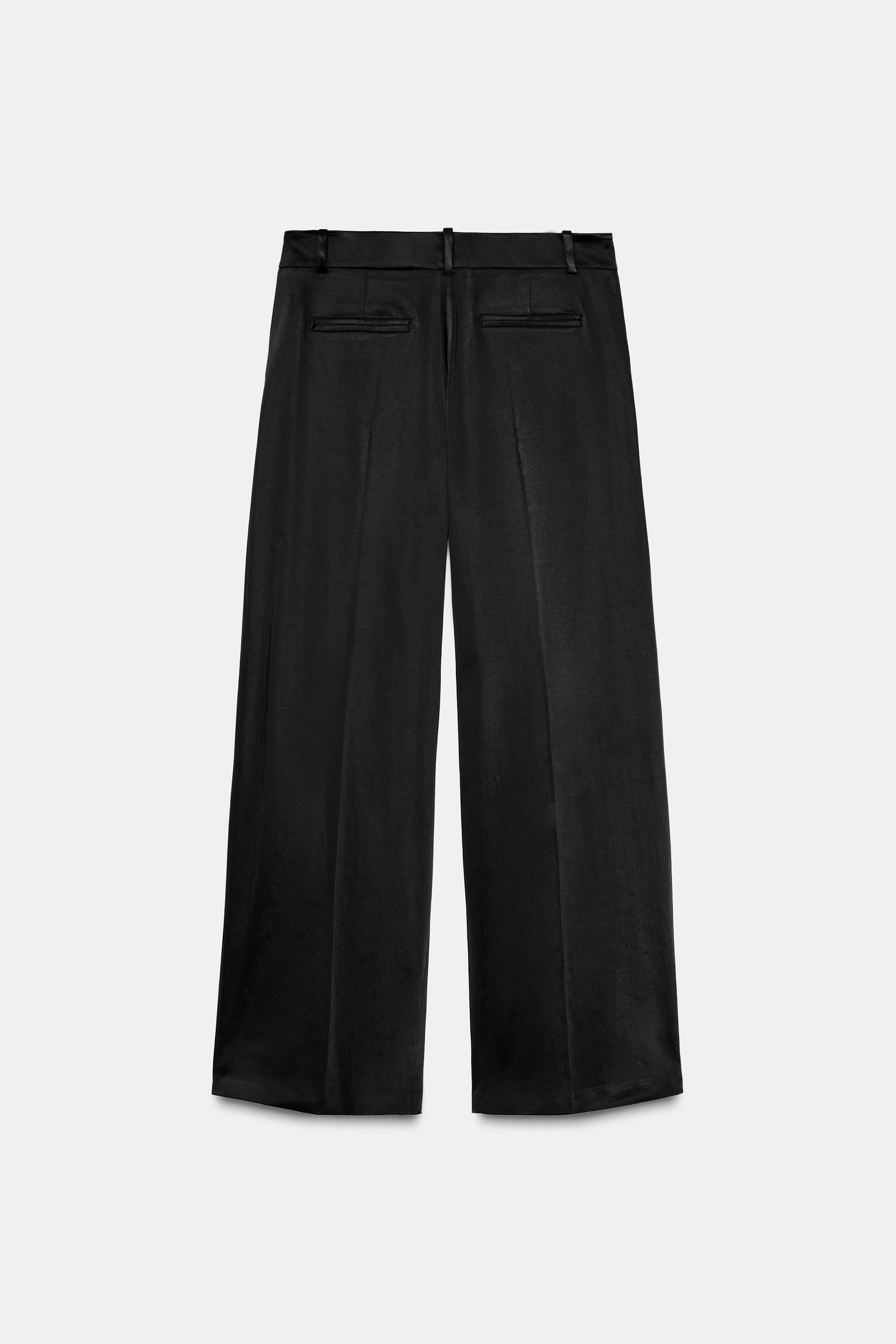 PANTALON SATINÉ À PINCES ZW COLLECTION