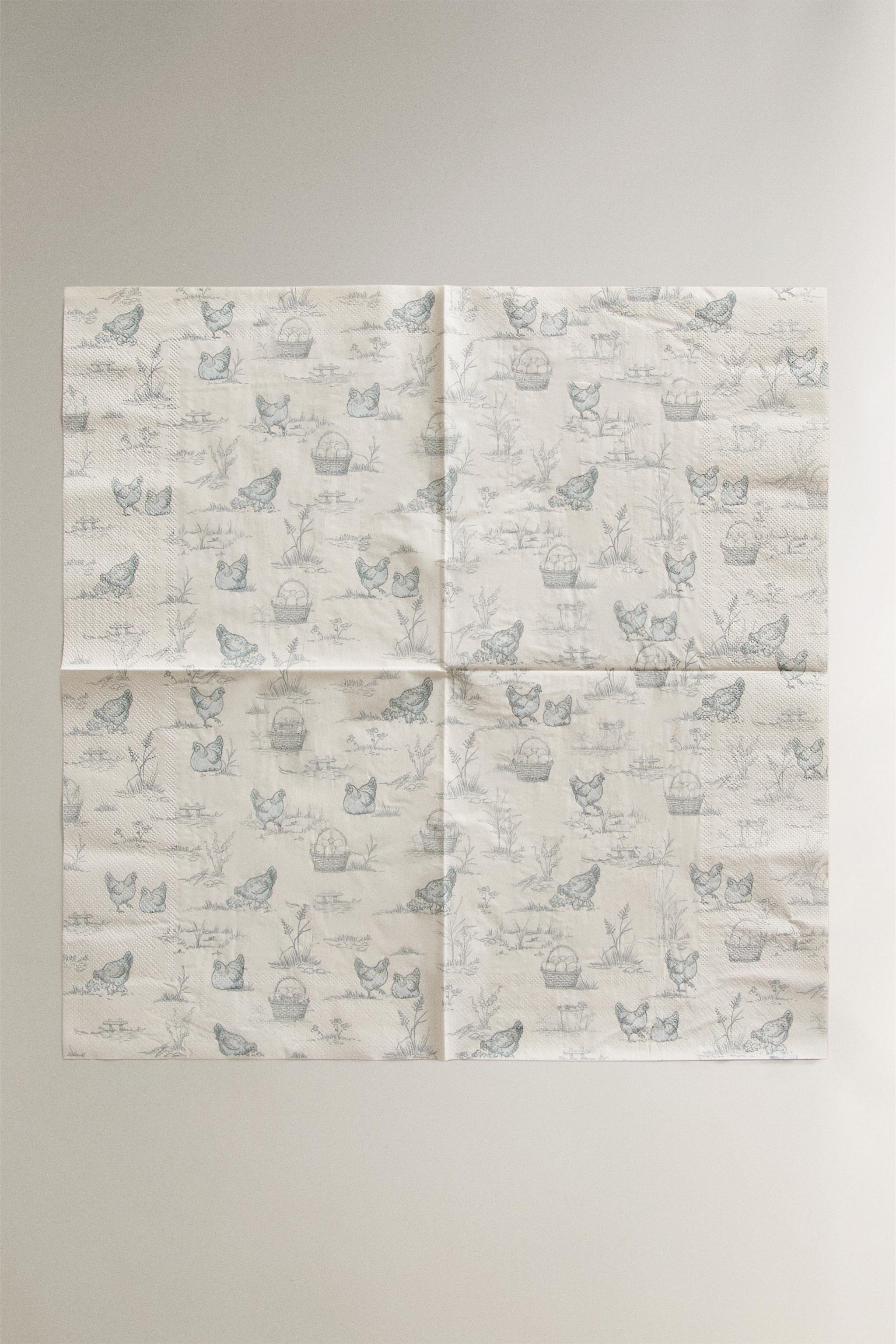 PRINTED PAPER NAPKIN PACK (PACK OF 20)