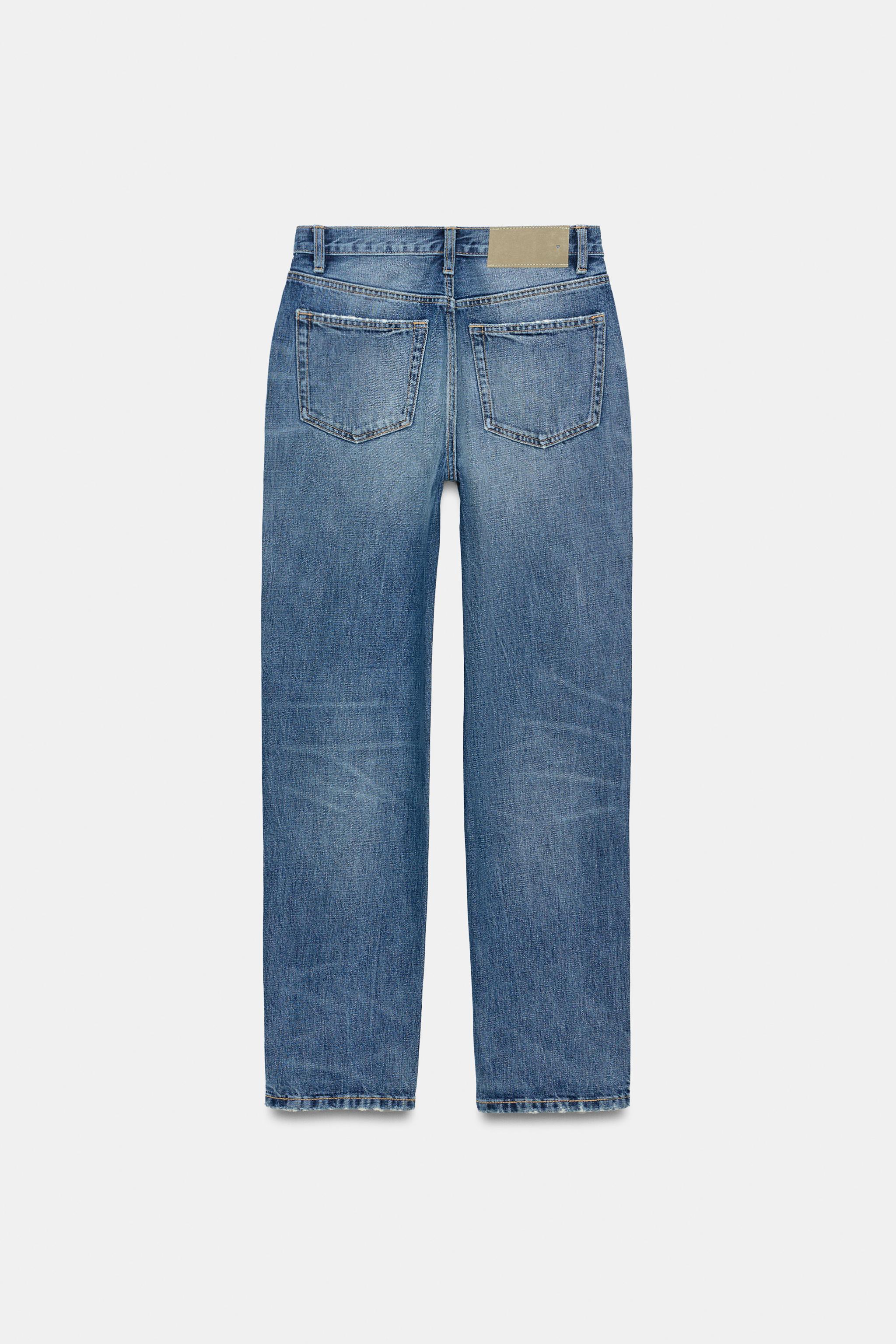 TRF MID-RISE STRAIGHT FIT JEANS
