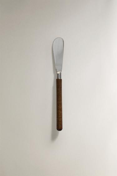 BUTTER KNIFE WITH MANGO WOOD HANDLE - Brown by Zara