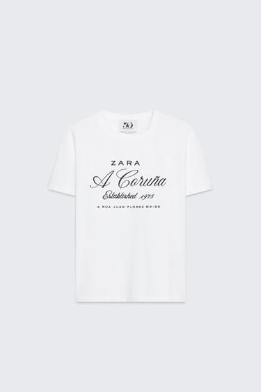 Zara 50TH ANNIVERSARY T-SHIRT - White